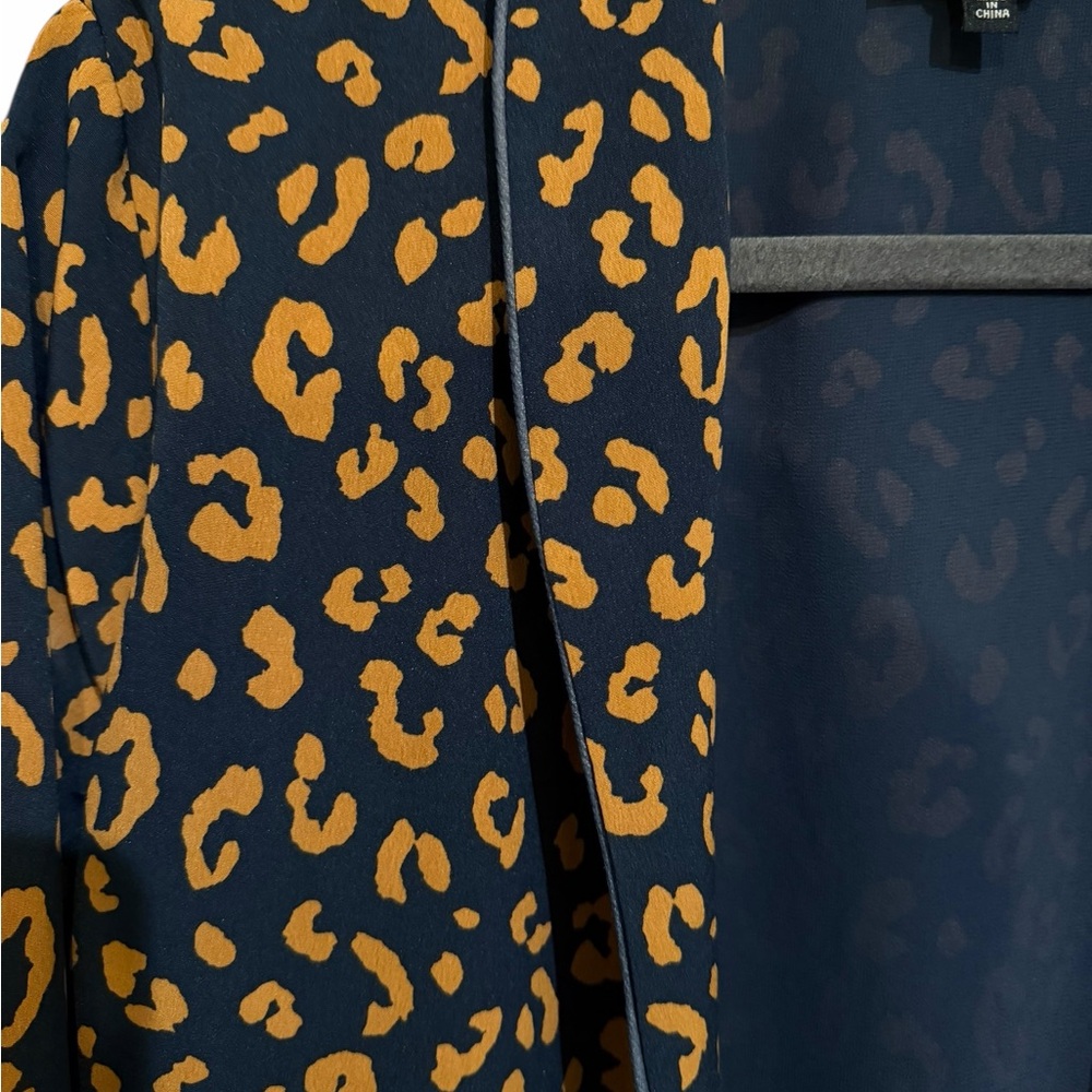 Bobeau Cheetah Print Blazer Size Medium - Picture 5 of 6